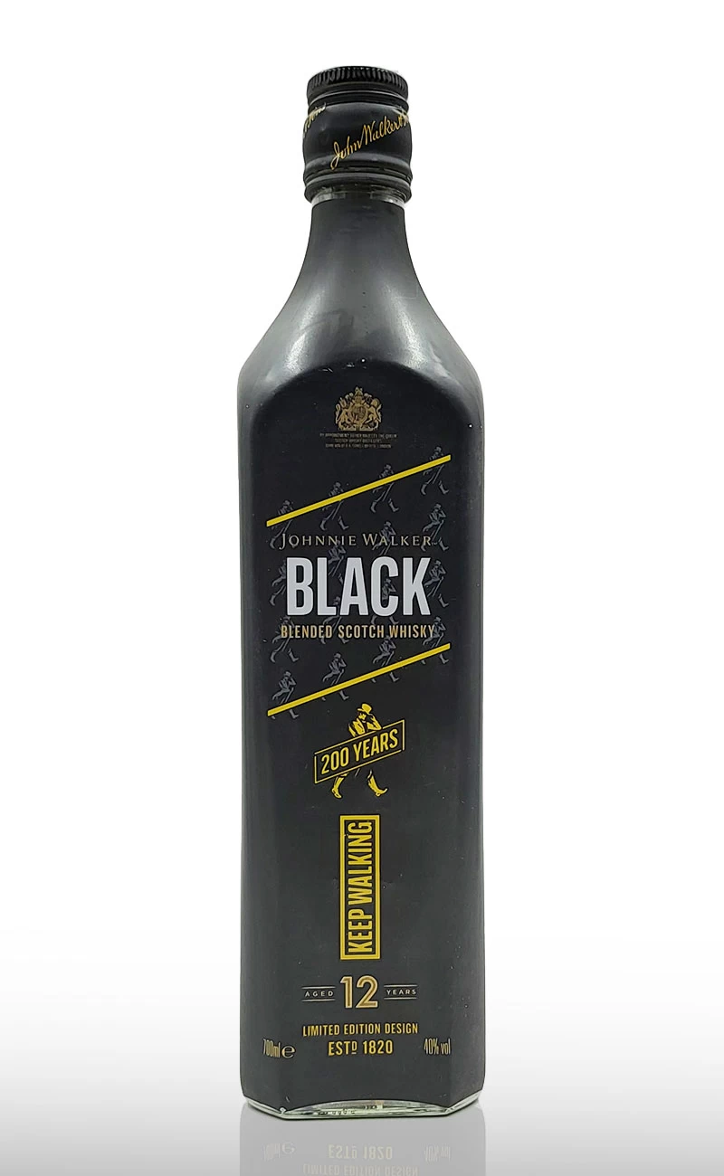 JOHNIE WALKER BLACK LABEL 0.7 L EDITIE ANIVERSARA