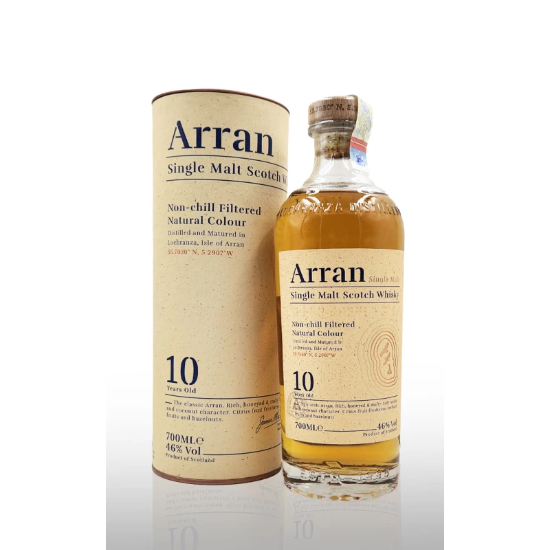 Whisky, Arran Single Malt 10 ani 0.7L