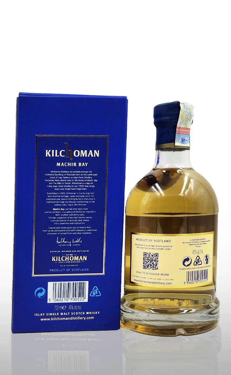 Whisky, Kilchoman Machir Bay 0.7L