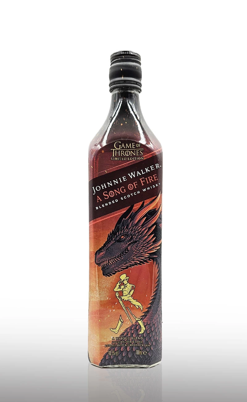 Whisky, Johnnie Walker Black Label A Song of Fire Game of Thrones 0.7L