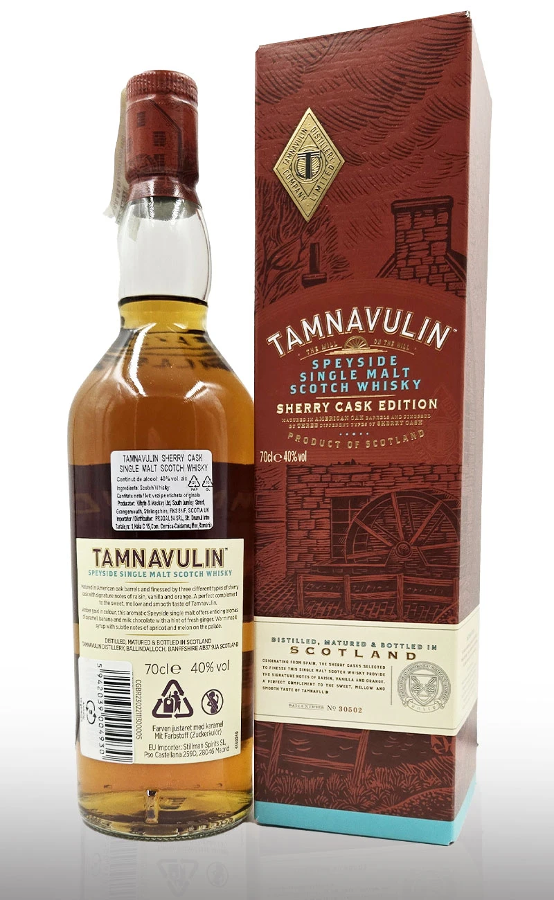 Whisky, Tamnavulin Sherry Cask Single Malt 0.7L